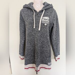 Roots Hoodie Dress Small Grey